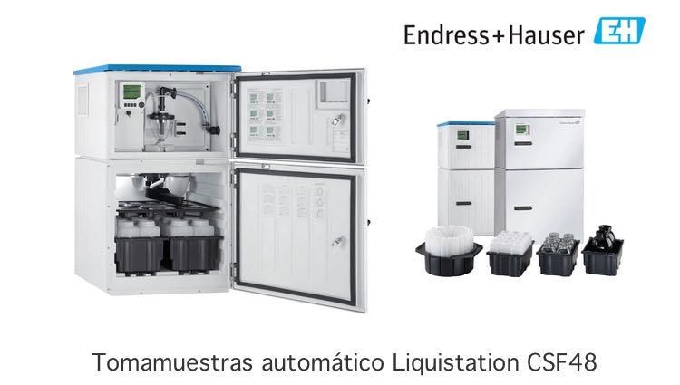 Tomamuestras automático Liquistation CSF48 para agua, aguas residuales y procesos industriales