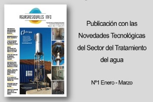 Nº1 de la revista AGUASRESIDUALES.INFO,  publicación con las Novedades Tecnológicas del Sector del Tratamiento del Agua
