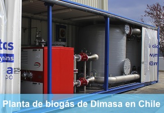 Conoce la planta de limpieza de biogás instalada por Dimasa Grupo en Chile