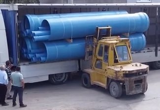 Instalación de tuberías de PVC-O TOM DN1000 mm en Turquía
