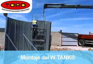 Conoce el montaje de un depósito W-Tank® de la empresa TORO para almacenamiento de agua