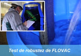 Pruebas de atasco y test de robustez de las válvulas de vacío de FLOVAC