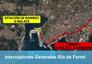 Conoce la obra completa "Interceptores Generales Margen Derecha de la ría de Ferrol"