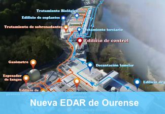 Conoce todos los detalles de la nueva EDAR de Ourense