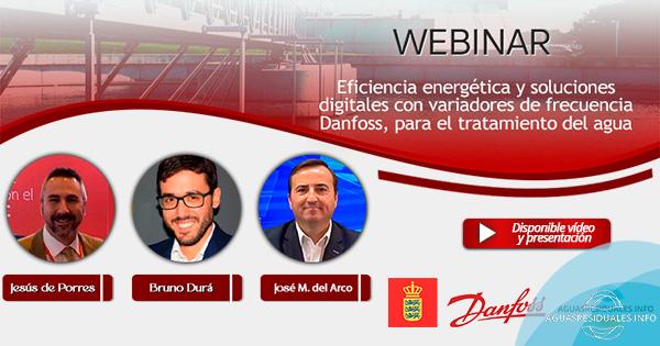 Webinar "Eficiencia energética y soluciones digitales con variadores de frecuencia Danfoss, para el tratamiento del agua"