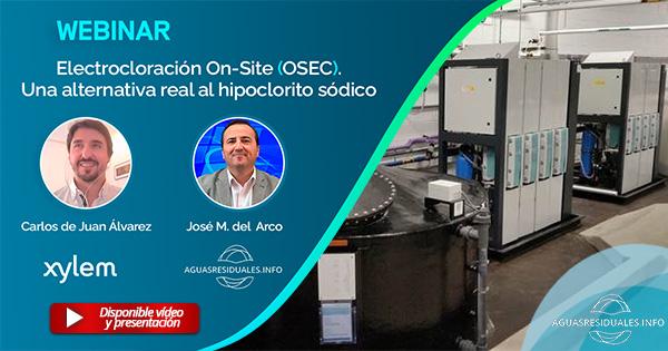 Webinar "Electrocloración On-Site (OSEC). Una alternativa real al hipoclorito sódico"