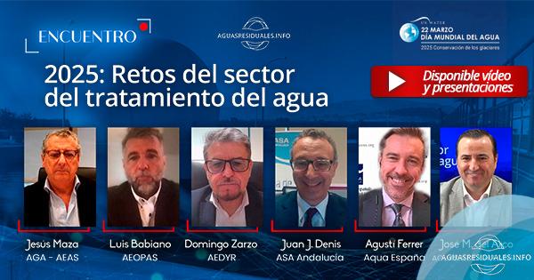 Encuentro Online "2025: Un año de grandes retos para el sector del tratamiento del agua"